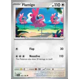 Scarlet & Violet - 165/198 - Flamigo - Reverse Holo
