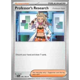 Scarlet & Violet - 189/198 - Professor's Research (Sada) - Holo Rare