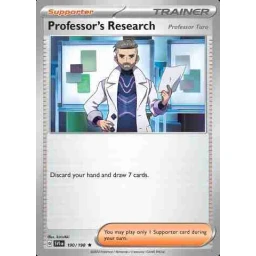 Scarlet & Violet - 190/198 - Professor's Research (Turo) - Holo Rare