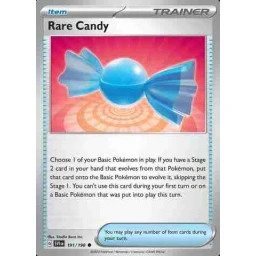 Scarlet & Violet - 191/198 - Rare Candy - Reverse Holo