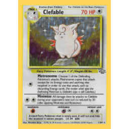 Jungle - 01/64 - Clefable - Holo (Damaged)