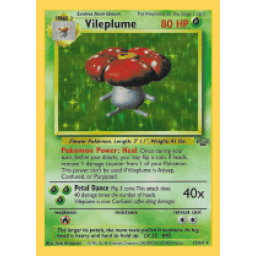 Jungle - 15/64 - Vileplume - Holo (Lightly Played)