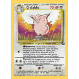 Jungle - 17/64 - Clefable - Rare (Lightly Played)