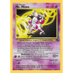 Jungle - 22/64 - Mr. Mime - Rare