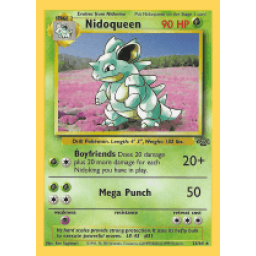 Jungle - 23/64 - Nidoqueen - Rare (Lightly Played)