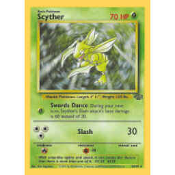 Jungle - 26/64 - Scyther - Rare (Damaged)