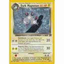 Team Rocket - 11/82 - Dark Magneton - Holo (Heavily Played)