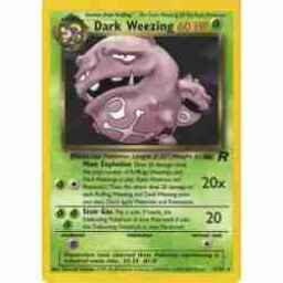 Team Rocket - 31/82 - Dark Weezing - Rare (Lightly Played)