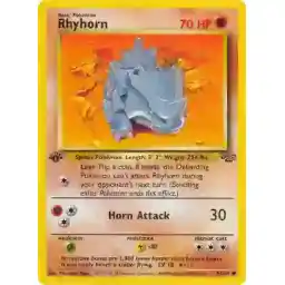 Jungle - 61/64 - Rhyhorn - 1st Edition