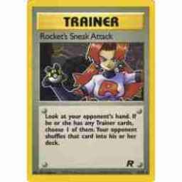 Team Rocket - 72/82 - Rocket's Sneak Attack - Rare (Moderately Played)