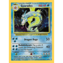 Base Set - 006/102 - Gyarados - Holo (Moderately Played)