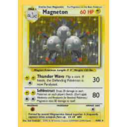 Base Set - 009/102 - Magneton - Holo (Heavily Played)