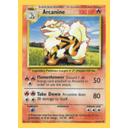 Base Set - 023/102 - Arcanine
