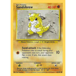 Base Set - 062/102 - Sandshrew