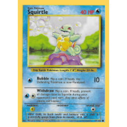 Base Set - 063/102 - Squirtle