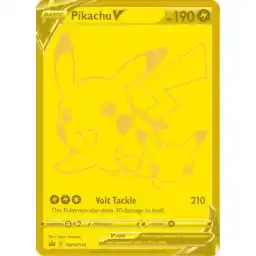 Black Star Promo - SWSH145 - Pikachu V - Gold (sealed)