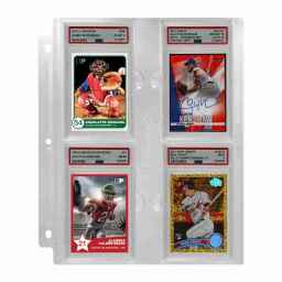 Ultra Pro 4-Pocket Page for Graded PSA Slabs