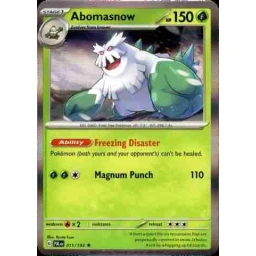 Paldea Evolved - 011/193 - Abomasnow - Holo Rare
