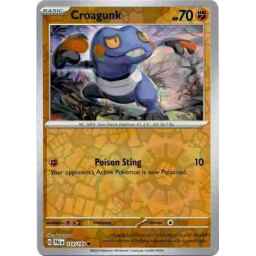Paldea Evolved - 114/193 - Croagunk - Reverse Holo