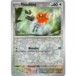 Paldea Evolved - 163/193 - Fletchling - Reverse Holo