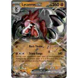 Paldea Evolved - 117/193 - Lycanroc ex