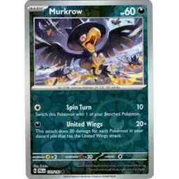 Paldea Evolved - 131/193 - Murkrow - Reverse Holo
