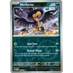 Paldea Evolved - 131/193 - Murkrow - Reverse Holo