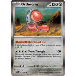 Paldea Evolved - 151/193 - Orthworm - Holo Rare