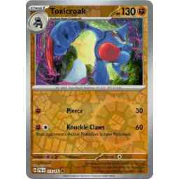 Paldea Evolved - 115/193 - Toxicroak - Reverse Holo