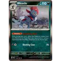 Paldea Evolved - 134/193 - Weavile - Holo Rare