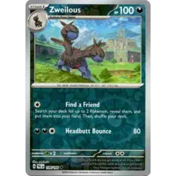 Paldea Evolved - 139/193 - Zweilous - Reverse Holo