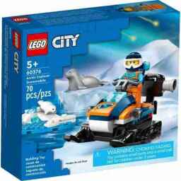 LEGO City 60376 Polarutforsker med snøskuter