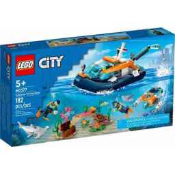 LEGO City 60377 Utforskere og dykkerbåt