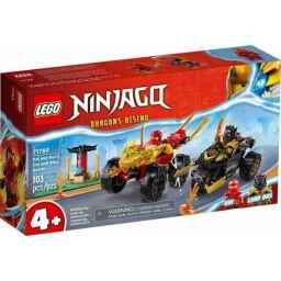 LEGO Ninjago 71789 Kai og Ras' bil- og motorsykkeloppgjør