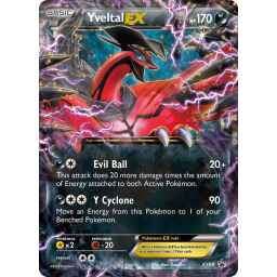 Black Star Promo - XY08 - Yveltal EX (Near Mint -)