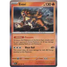 Obsidian Flames - 030/197 - Entei - Reverse Holo