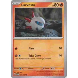 Obsidian Flames - 040/197 - Larvesta