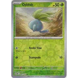 Obsidian Flames - 001/197 - Oddish - Reverse Holo