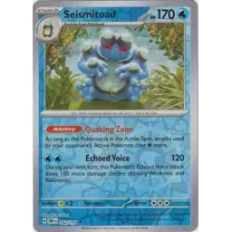 Obsidian Flames - 052/197 - Seismitoad - Reverse Holo