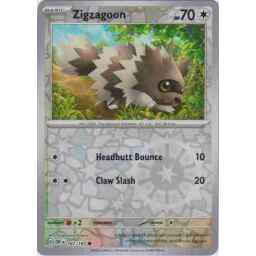 Obsidian Flames - 167/197 - Zigzagoon - Reverse Holo