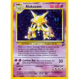 Base Set 2 - 001/130 - Alakazam - Holo