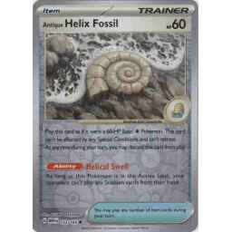 S&V151 - 153/165 - Antique Helix Fossil - Reverse Holo