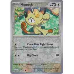 S&V151 - 052/165 - Meowth - Reverse Holo