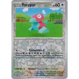 S&V151 - 137/165 - Porygon - Reverse Holo