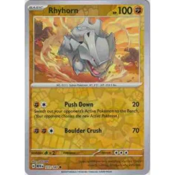 S&V151 - 111/165 - Rhyhorn - Reverse Holo