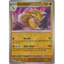 S&V151 - 028/165 - Sandslash - Reverse Holo