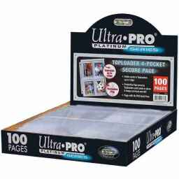 Ultra Pro Platinum 4-Pocket Pages (10 pages)
