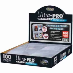 Ultra Pro Platinum 4-Pocket Pages (10 pages)