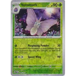 S&V151 - 049/165 - Venomoth - Reverse Holo