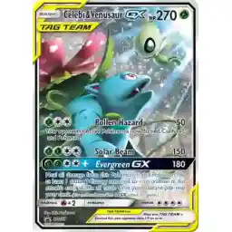 Black Star Promo - SM167 - Celebi & Venusaur GX (Lightly Played)